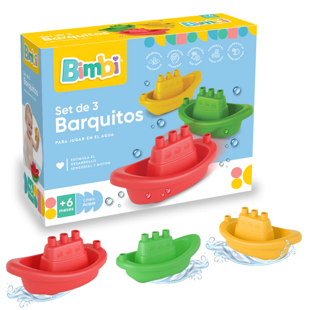 Bimbi set 3 barquitos