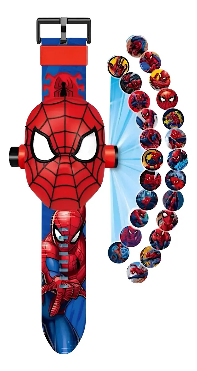 Reloj proyector Spiderman