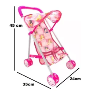 Coche infantil plegable princesa