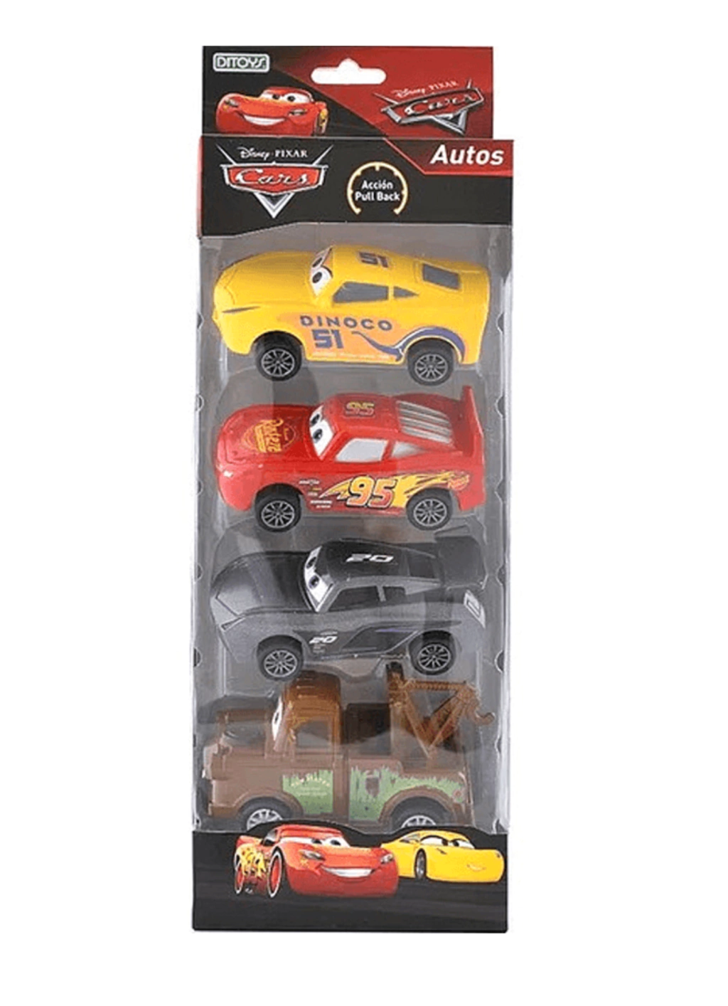 Cars Pull back x4